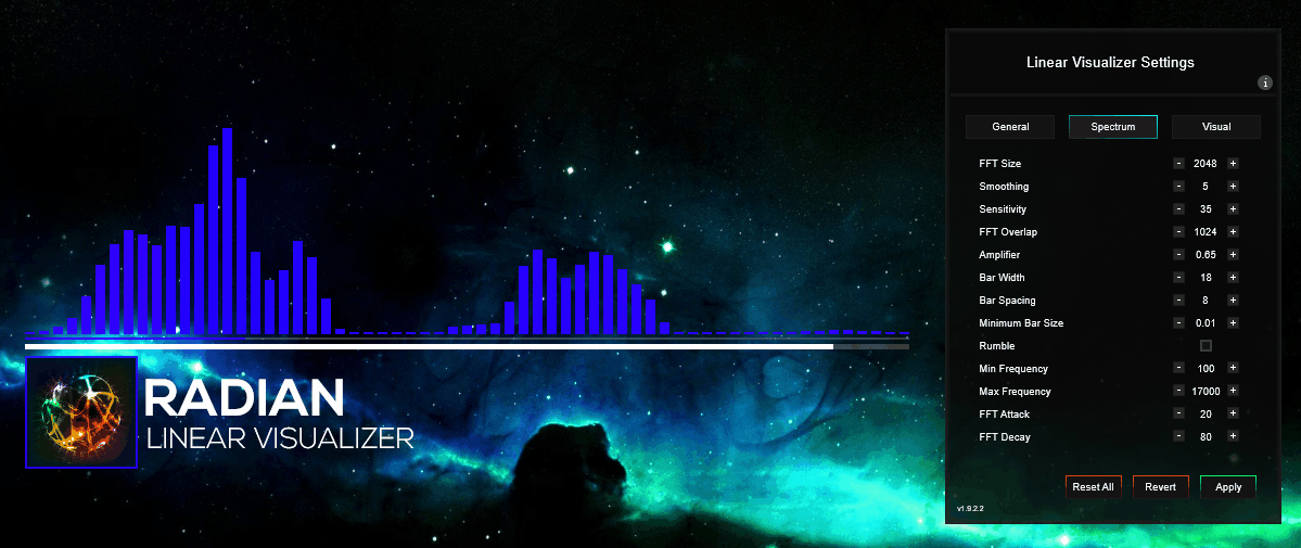 how to equalize the monstercat visualizer in rainmeter