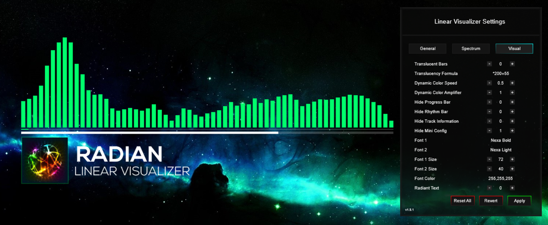 animated visualizer for spotify
